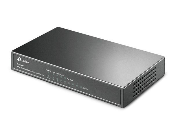 TP-LINK 8-Port 10/100Mbps Desktop PoE Switch with 4-Port TL-SF1008P