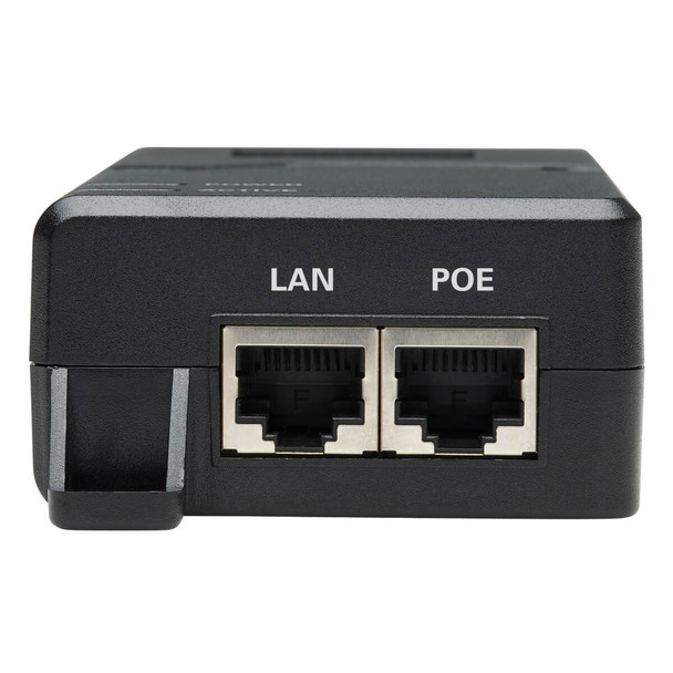 Tripp Lite Gigabit PoE+ Midspan Active Injector - IEEE 802.3at/802.3af, 30W, 1 Port NPOE-30W-1G