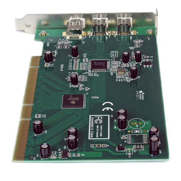 StarTech.com 3 Port 2b 1a PCI 1394b FireWire Adapter Card with DV Editing Kit PCI1394B_3