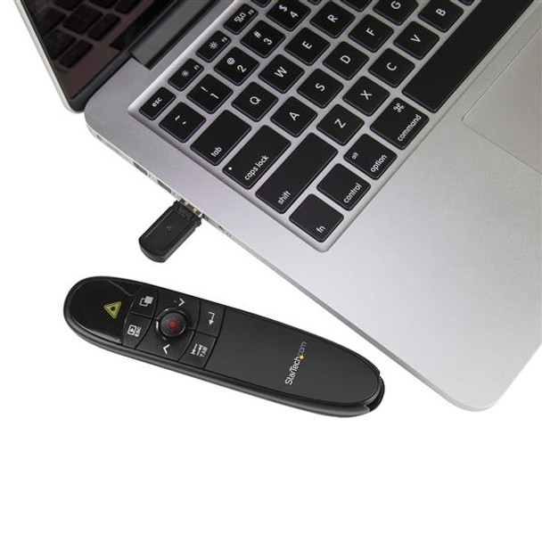 Startech.Com Wireless Presentation Remote With Red Laser Pointer - 90 Ft. (27 M) Presremote