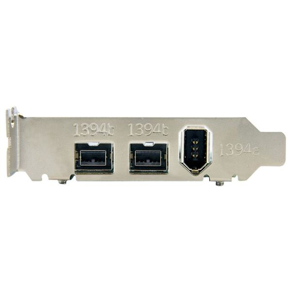 StarTech.com 3 Port 2b 1a Low Profile 1394 PCI Express FireWire Card Adapter PEX1394B3LP