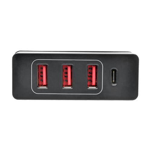 Tripp Lite 4-Port USB Charging Station with USB-C Charging and USB-A Auto-Sensing Ports U280-004-WS3C1