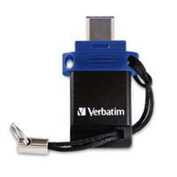 Verbatim Store ‘n’ Go 16GB USB flash drive USB Type-A / USB Type-C 3.2 Gen 1 (3.1 Gen 1) Blue 99153