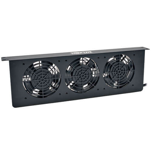 Tripp Lite SmartRack 1U Fan Tray, 3 120V High-Performance Fans, 210 CFM, 5-15P Plug SRFAN1U