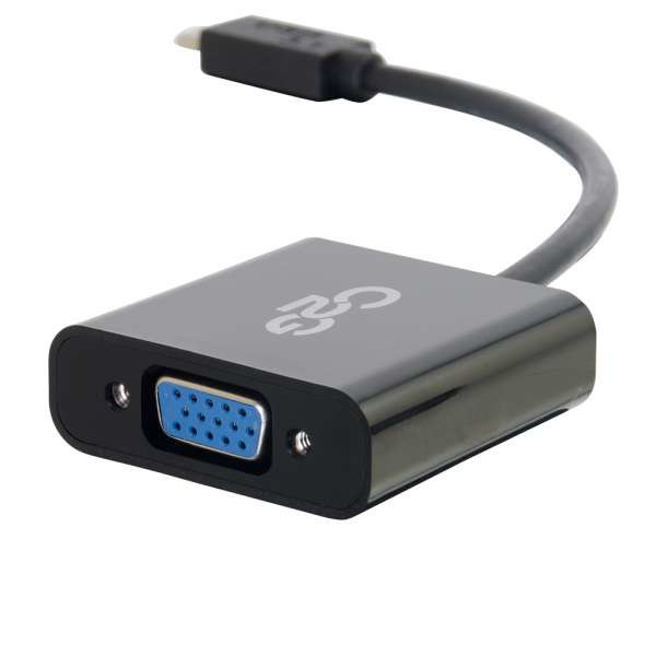 C2G USB3.1-C/VGA USB graphics adapter 1920 x 1200 pixels Black 29471