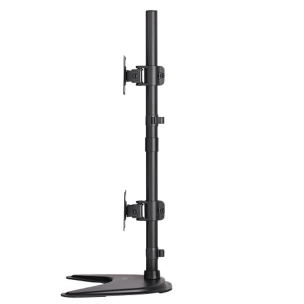 Tripp Lite Dual Vertical Flat-Screen Desk Stand / Clamp Mount for 15 to 27 Flat-Screen Displays DDR1527SDC