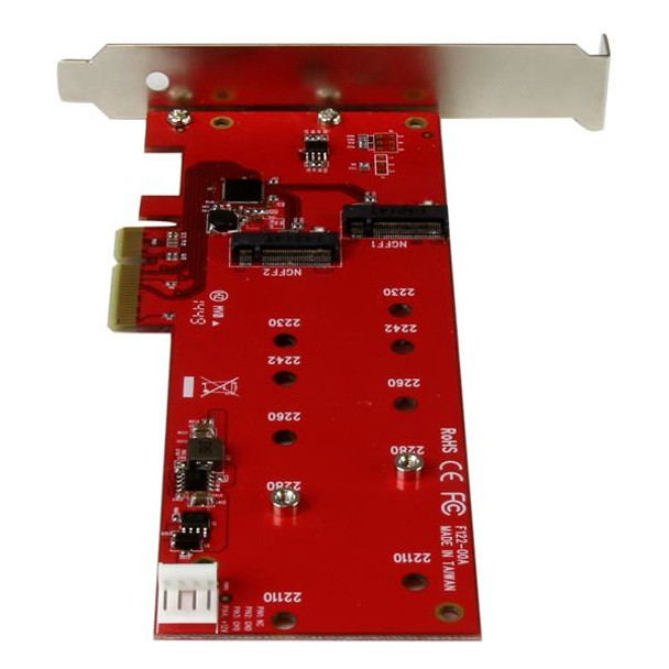 StarTech.com 2x M.2 SATA SSD Controller Card - PCIe PEX2M2