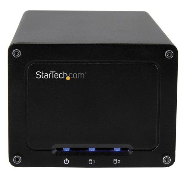StarTech.com USB 3.1 (10Gbps) External Enclosure for Dual 2.5" SATA Drives S252BU313R