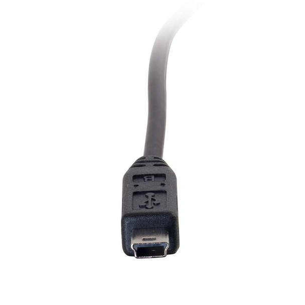 C2G 6ft, USB 2.0 Type C, Mini-USB B USB cable 1.8288 m USB C Black 28855