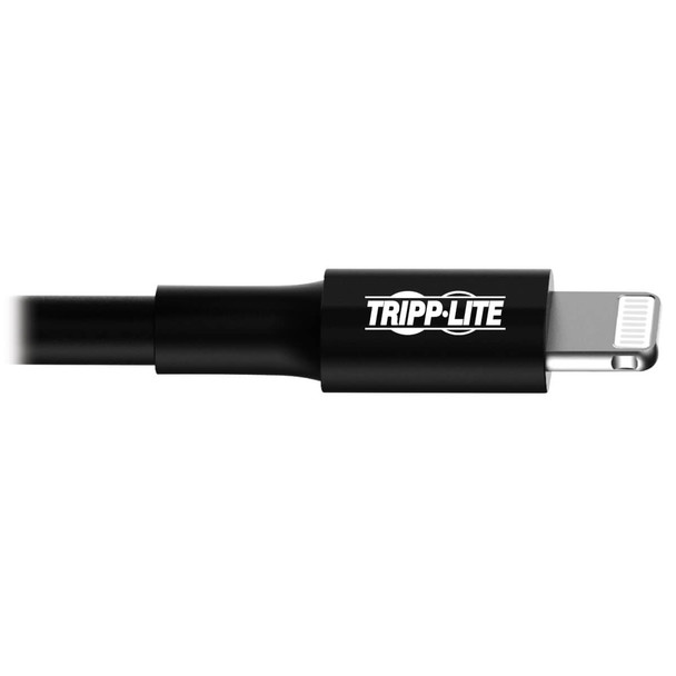 Tripp Lite USB Sync / Charge Cable with Lightning Connector iPhone iPod iPad - Black, 25.4 cm (10-in.) M100-10N-BK