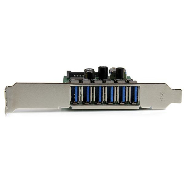 StarTech.com 7-Port PCI Express USB 3.0 Card - Standard and Low-Profile Design PEXUSB3S7