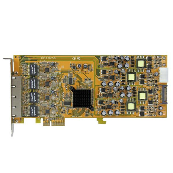 StarTech.com 4 Port Gigabit Power over Ethernet PCIe Network Card - PSE / PoE PCI Express NIC ST4000PEXPSE