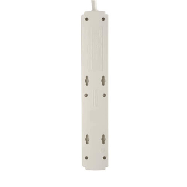 Tripp Lite Protect It! 6-Outlet Surge Protector, 6-ft Cord, 790 Joules, Diagnostic LED, White Housing TLP606