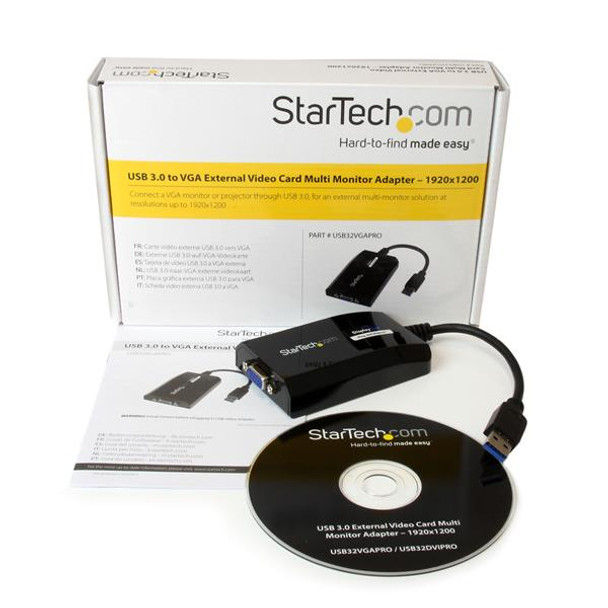 StarTech.com USB 3.0 to VGA Adapter - 1920x1200 USB32VGAPRO