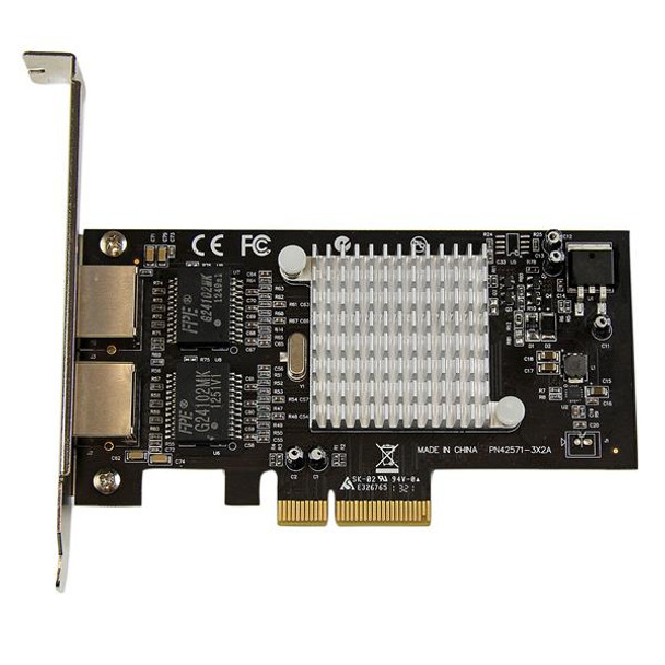 StarTech.com Dual Port PCI Express (PCIe x4) Gigabit Ethernet Server Adapter Network Card - Intel i350 NIC ST2000SPEXI