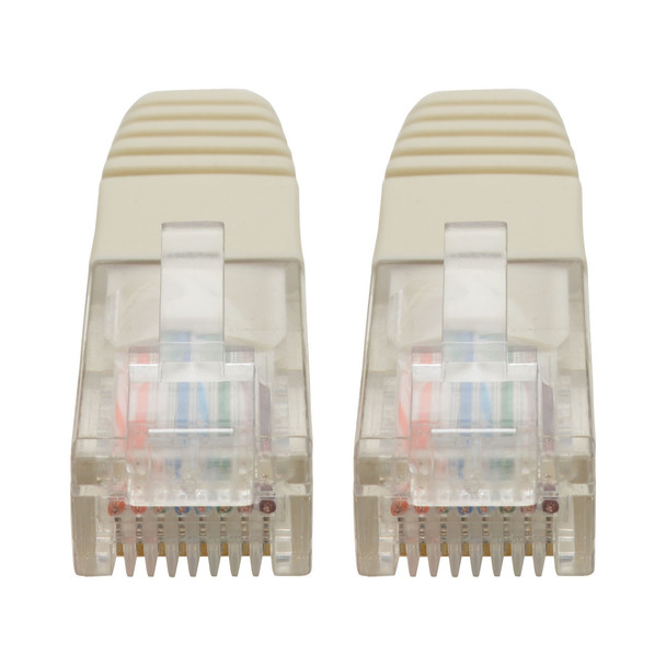 Tripp Lite Cat5e / Cat5 350MHz Molded UTP Patch Cable (RJ45 M/M), White, 0.31 m N002-001-WH