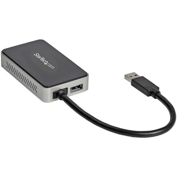Startech.Com Usb 3.0 To Dvi Adapter With 1-Port Usb Hub – 1920X1200 Usb32Dvieh