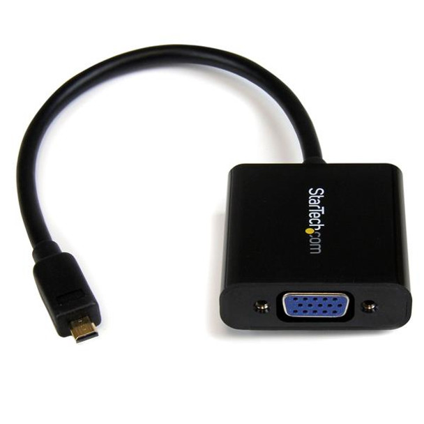 StarTech.com Micro HDMI to VGA Adapter Converter for Smartphones / Ultrabook / Tablet - 1920x1080 MCHD2VGAE2