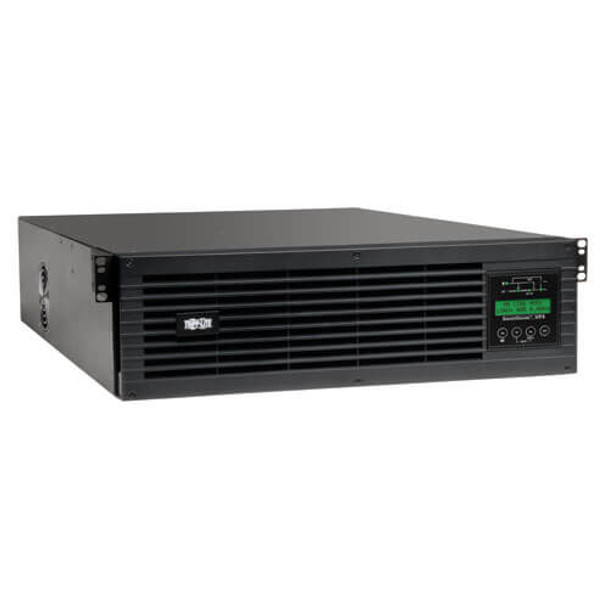 Tripp Lite SmartOnline 100-127V 3kVA 2.7kW On-Line Double-Conversion UPS, Extended Run, SNMP, Webcard, 3U Rack, LCD display, USB, DB9 Serial SU3000RTXLCD3U