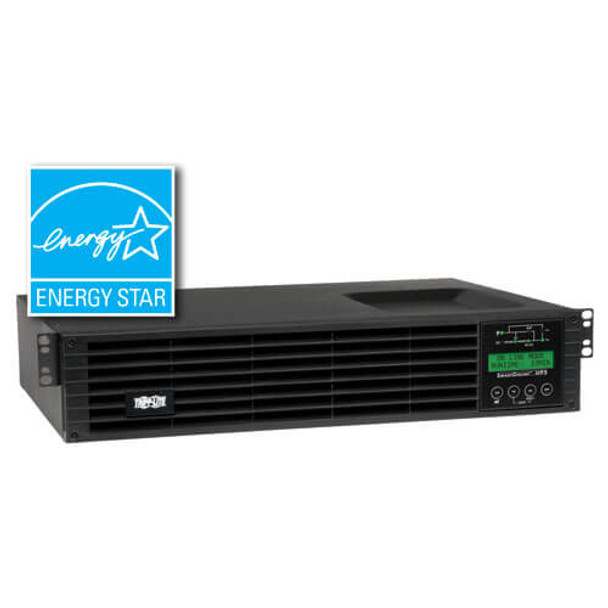 Tripp Lite SmartOnline 100-127V 1kVA 900W On-Line Double-Conversion UPS, Extended Run, SNMP, Webcard, 2U Rack/Tower, LCD display, USB, DB9 Serial SU1000RTXLCD2U