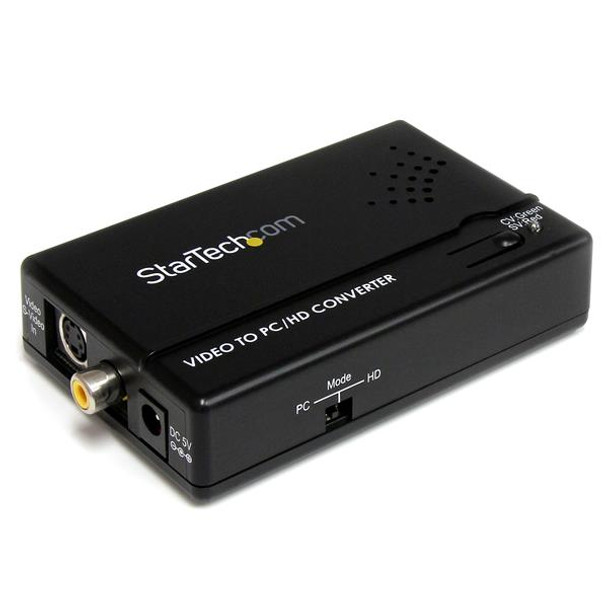 StarTech.com Composite and S-Video to VGA Video Scan Converter VID2VGATV2