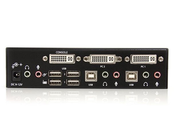 StarTech.com 2 Port DVI USB KVM Switch with Audio and USB 2.0 Hub SV231DVIUA