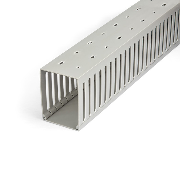 Startech.Com Cable Management Raceway W/Parallel Slots 78In - Network Cable Hider Kit - Slotted Wall Wire Duct System - Cord Concealer Channel - Surface Mount Wiring Channel Pvc Ul Rated Cbmwd75100