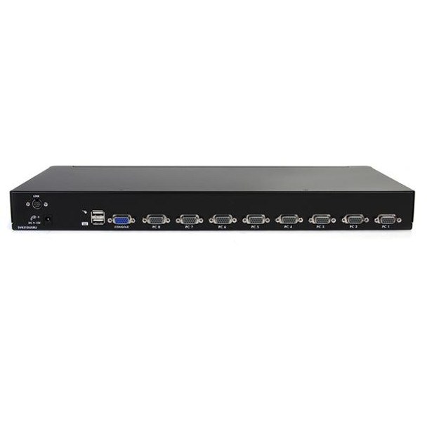 StarTech.com 8 Port 1U Rackmount USB KVM Switch with OSD SV831DUSBU