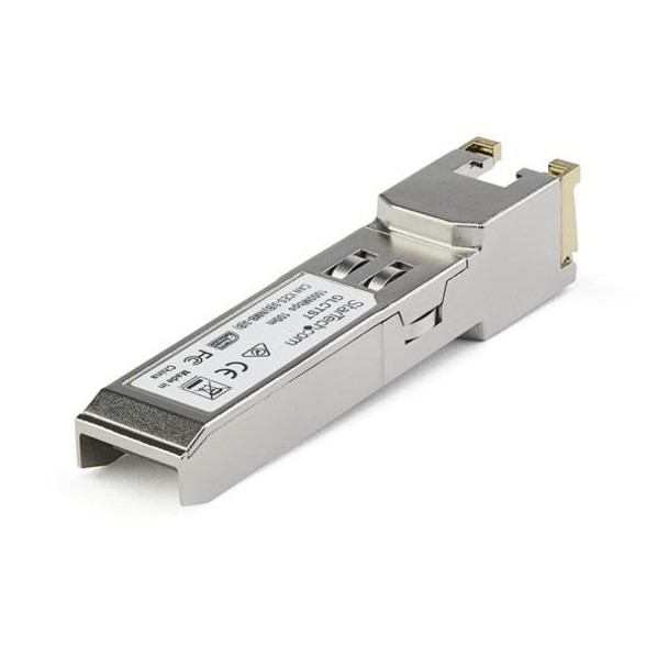 StarTech.com Juniper SFP-1GE-FE-E-T Compatible SFP Module - 1000BASE-T - SFP to RJ45 Cat6/Cat5e - 1GE Gigabit Ethernet SFP - RJ-45 100m SFP1GEFEETST