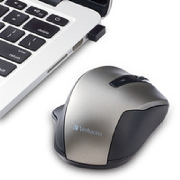 Verbatim 70242 Mouse Right-Hand Rf Wireless Blue Led 1600 Dpi 70242