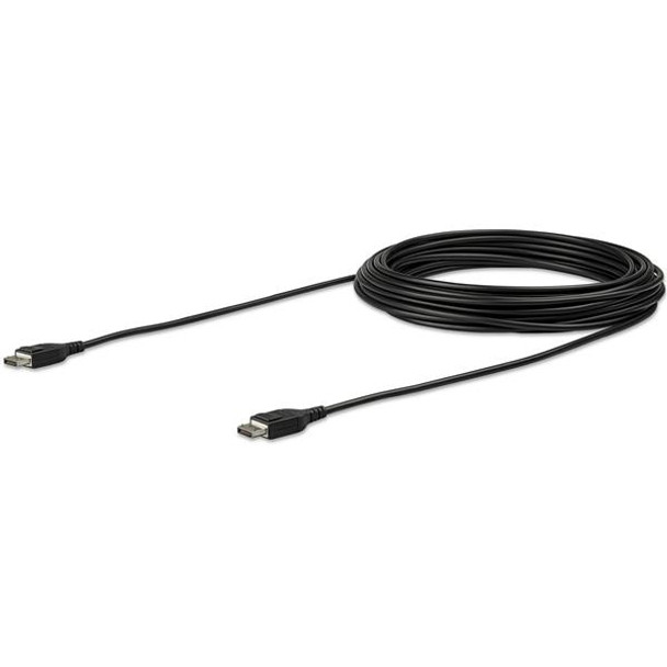 StarTech.com 15 m (49.2 ft.) Active Optical DisplayPort 1.4 Cable DP14MM15MAO