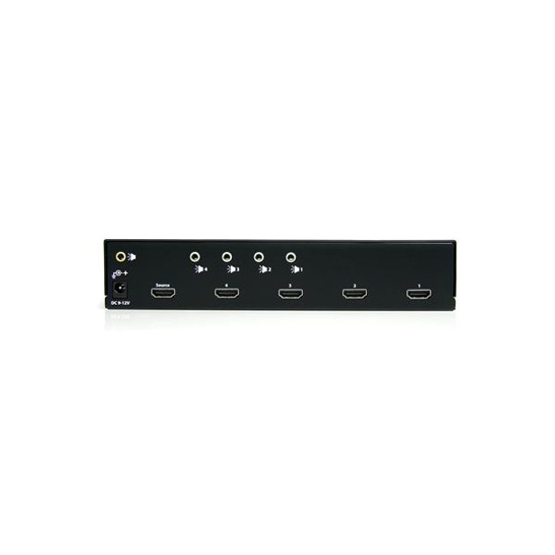 StarTech.com 4-port HDMI splitter and signal amplifier ST124HDMI2