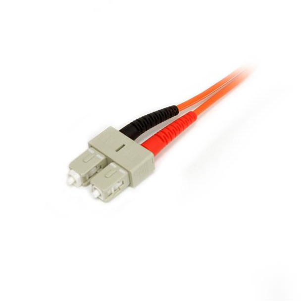 StarTech.com Fiber Optic Cable - Multimode Duplex 50/125 - LSZH - LC/SC - 2 m 50FIBLCSC2