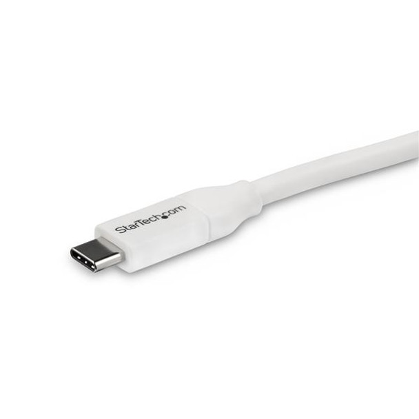 StarTech.com USB-C to USB-C Cable w/ 5A PD - M/M - White - 4 m (13 ft.) - USB 2.0 - USB-IF Certified USB2C5C4MW