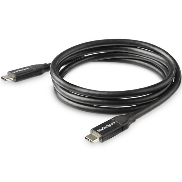 Startech.Com Usb-C To Usb-C Cable W/ 5A Pd - M/M - 1 M (3 Ft.) - Usb 2.0 - Usb-If Certified Usb2C5C1M