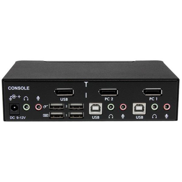 Startech.Com 2 Port Professional Usb Displayport Kvm Switch With Audio Sv231Dpua