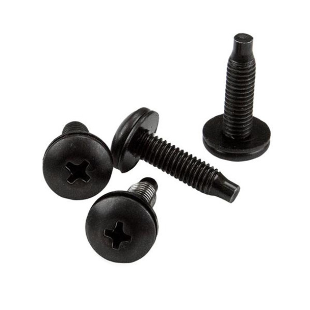 StarTech.com Server Rack Screws and Clip Nuts - 10-32 - Rack Mount Screws and Slide-On Cage Nuts - 50 Pack CLPSCRW1032