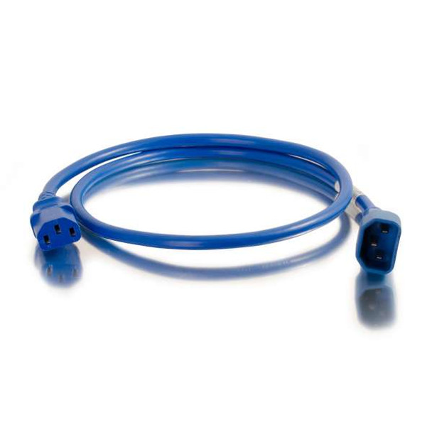 C2G 17504 power cable Blue 1.8 m C14 coupler C13 coupler 17504
