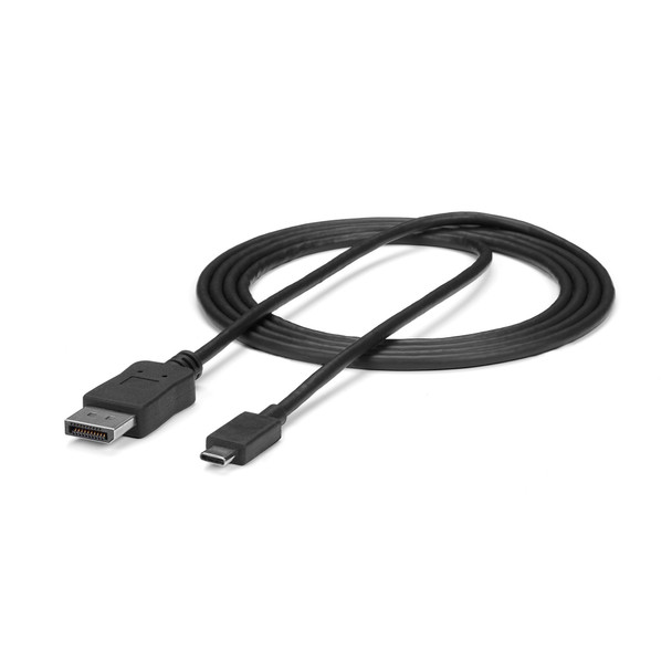 Startech.Com 6Ft/1.8M Usb C To Displayport 1.2 Cable 4K 60Hz - Usb-C To Dp Adapter Hbr2 - Usb Type-C Dp Alt Mode To Dp Monitor Video Cable - Limited Stock, See Similar Item Cdp2Dp2Mbd Cdp2Dpmm6B