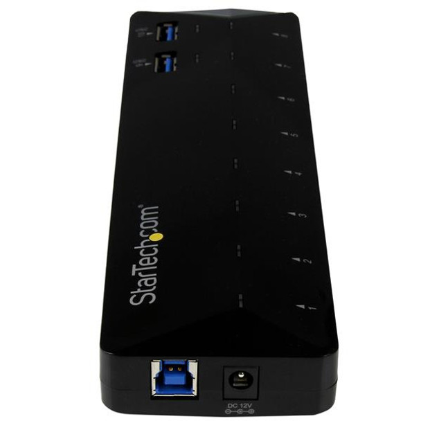 StarTech.com 10-Port USB 3.0 Hub with Charge and Sync Ports - 2 x 1.5A Ports ST103008U2C