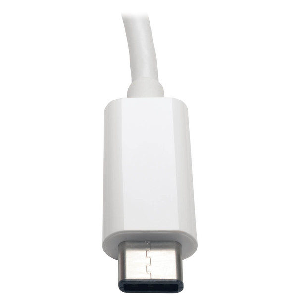 Tripp Lite USB 3.1 Gen 1 USB Type-C (USB-C) to Gigabit Ethernet NIC Network Adapter, 10/100/1000 Mbps, White U436-06N-GBW