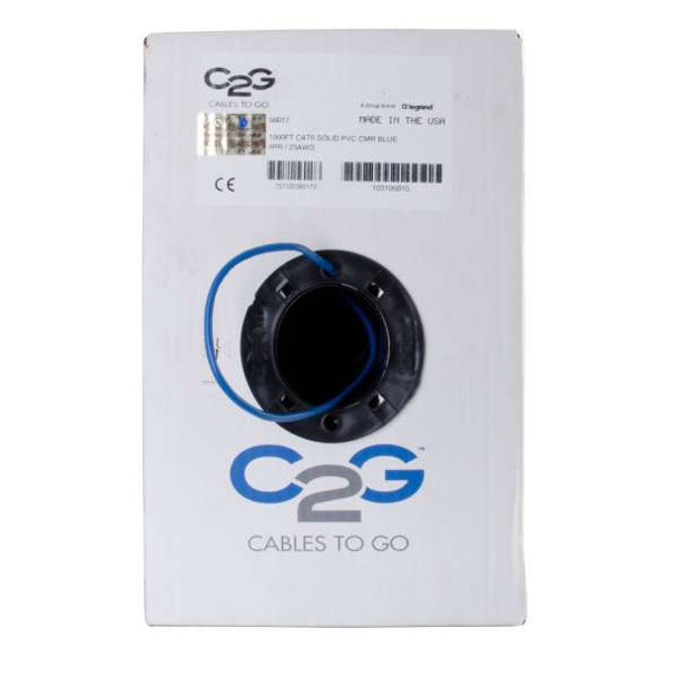 C2G Cat6, 1000Ft Networking Cable Blue 305 M U/Utp (Utp) 56017