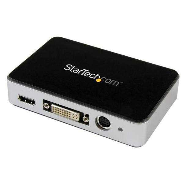 StarTech.com USB 3.0 Video Capture Device - HDMI / DVI / VGA / Component HD Video Recorder - 1080p 60fps USB3HDCAP