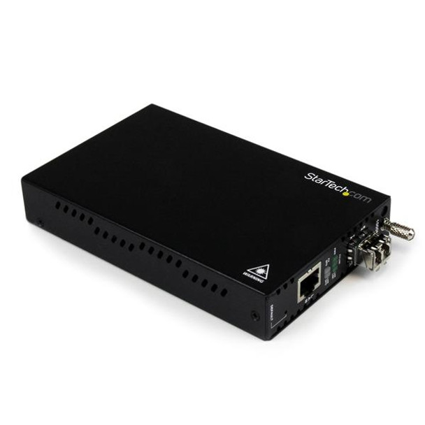 StarTech.com OAM Managed Gigabit Ethernet Fiber Media Converter - Multi Mode LC 550m - 802.3ah Compliant ET91000LCOAM