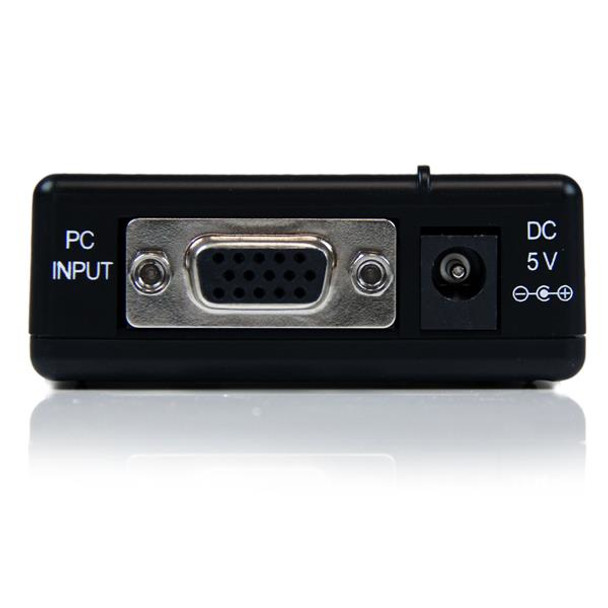 StarTech.com High Resolution VGA to Composite (RCA) or S-Video Converter - PC to TV VGA2VID