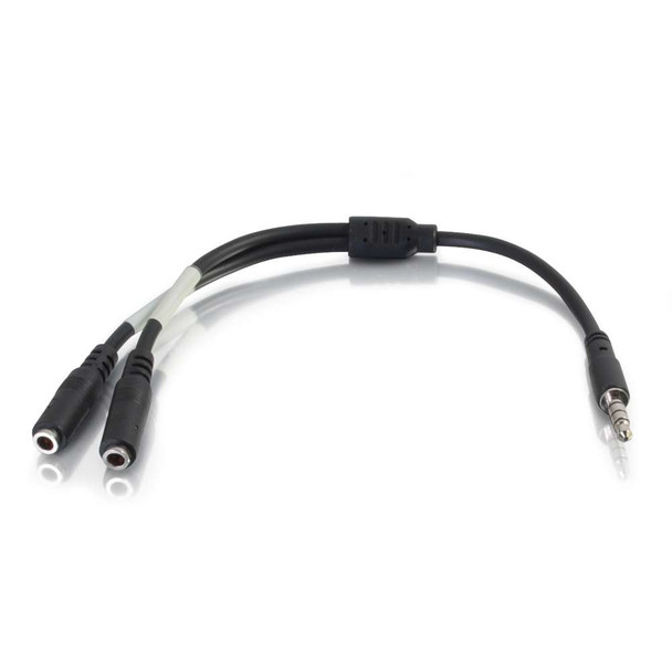 C2G 3.5Mm - 2 X 3.5Mm M/F Audio Cable Black 27394