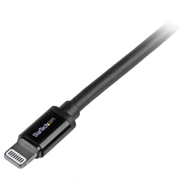 Startech.Com 2 M (6 Ft.) Usb To Lightning Cable - Long Iphone / Ipad / Ipod Charger Cable - Lightning To Usb Cable - Apple Mfi Certified - Black Usblt2Mb