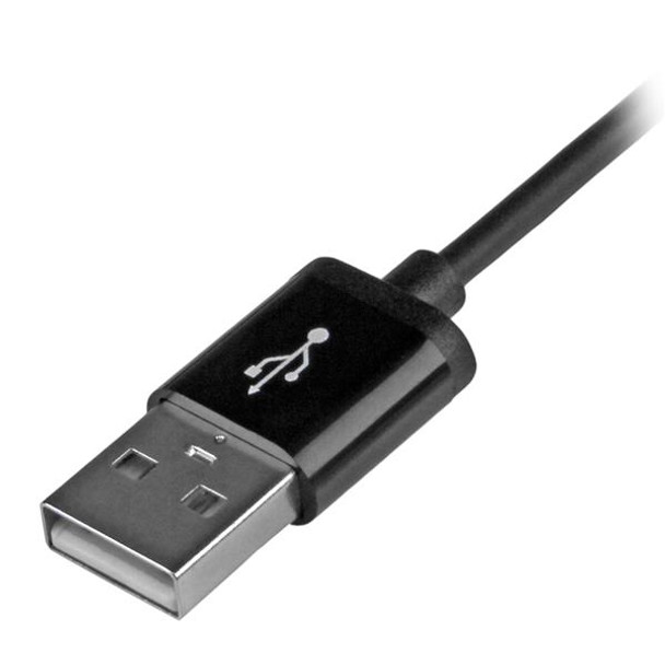 Startech.Com 1 M (3 Ft.) Usb To Lightning Cable - Iphone / Ipad / Ipod Charger Cable - High Speed Charging Lightning To Usb Cable - Apple Mfi Certified - Black Usblt1Mb