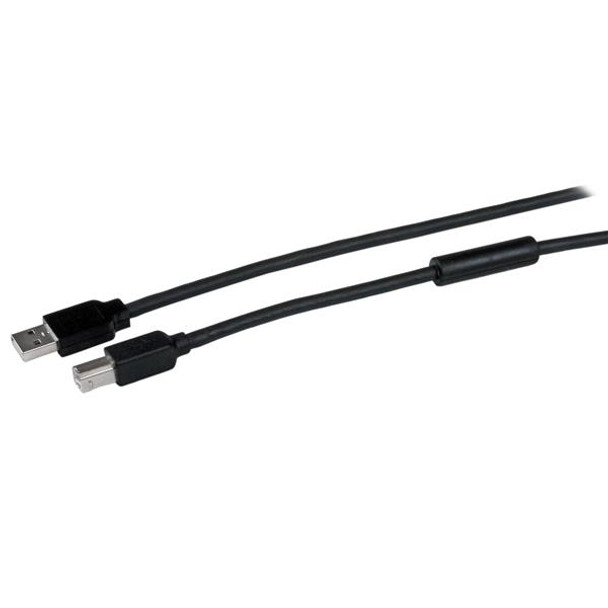 StarTech.com 15m / 50 ft Active USB 2.0 A to B Cable - M/M USB2HAB50AC