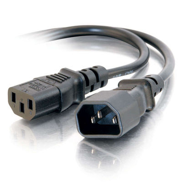 C2G 29965 power cable Black 0.6 m C14 coupler C13 coupler 29965